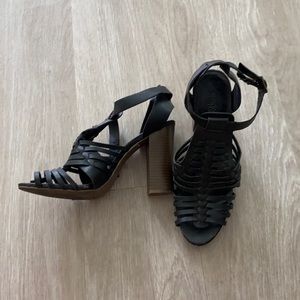 Black Chunky Heels Size 9 Charlotte Russe